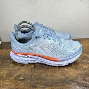 Hoka Clifton 8 Blue White 1121375 BFPA Shoes Sneakers Women's Size 9 D